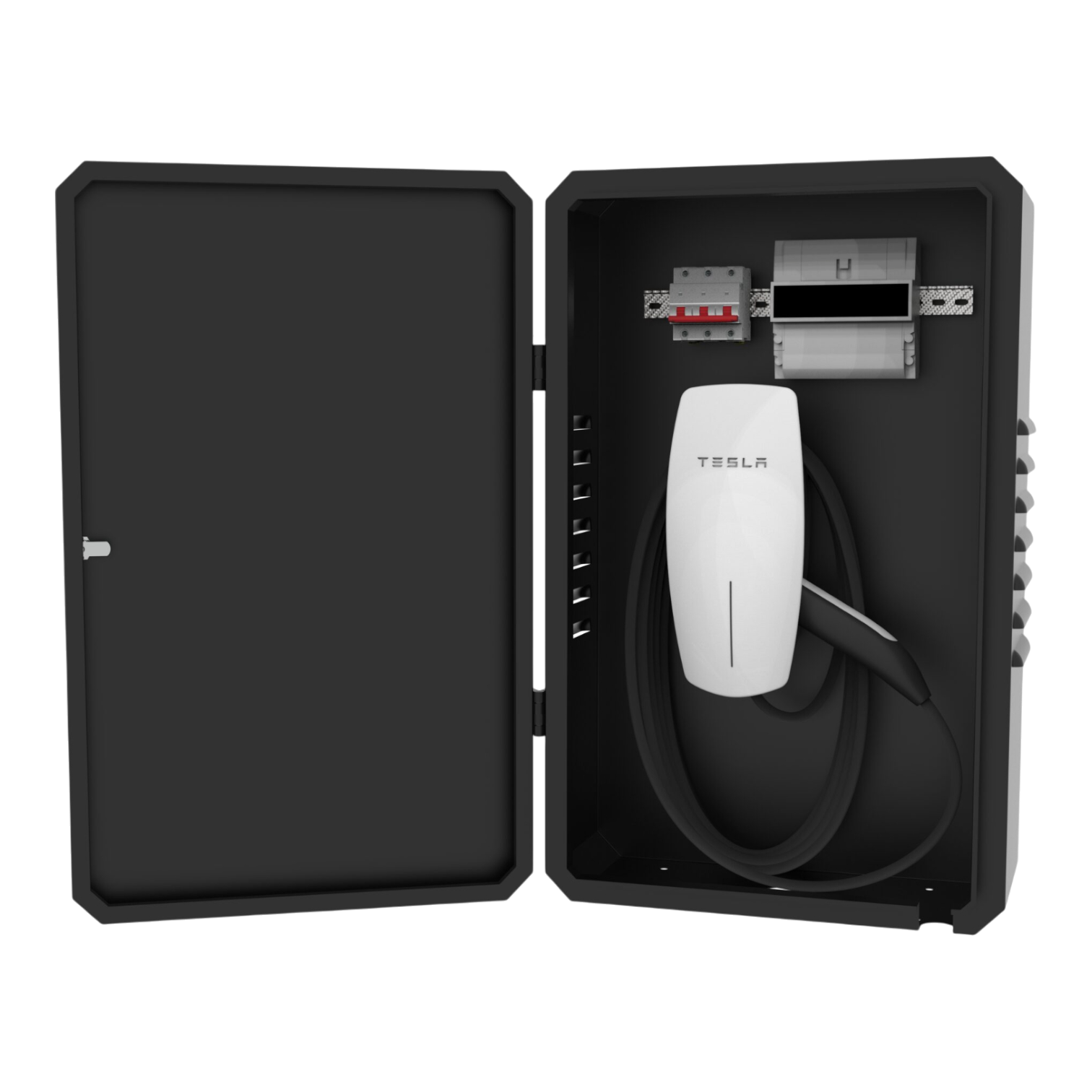 Бокс DOTS-S дверь сталь монтаж на стену