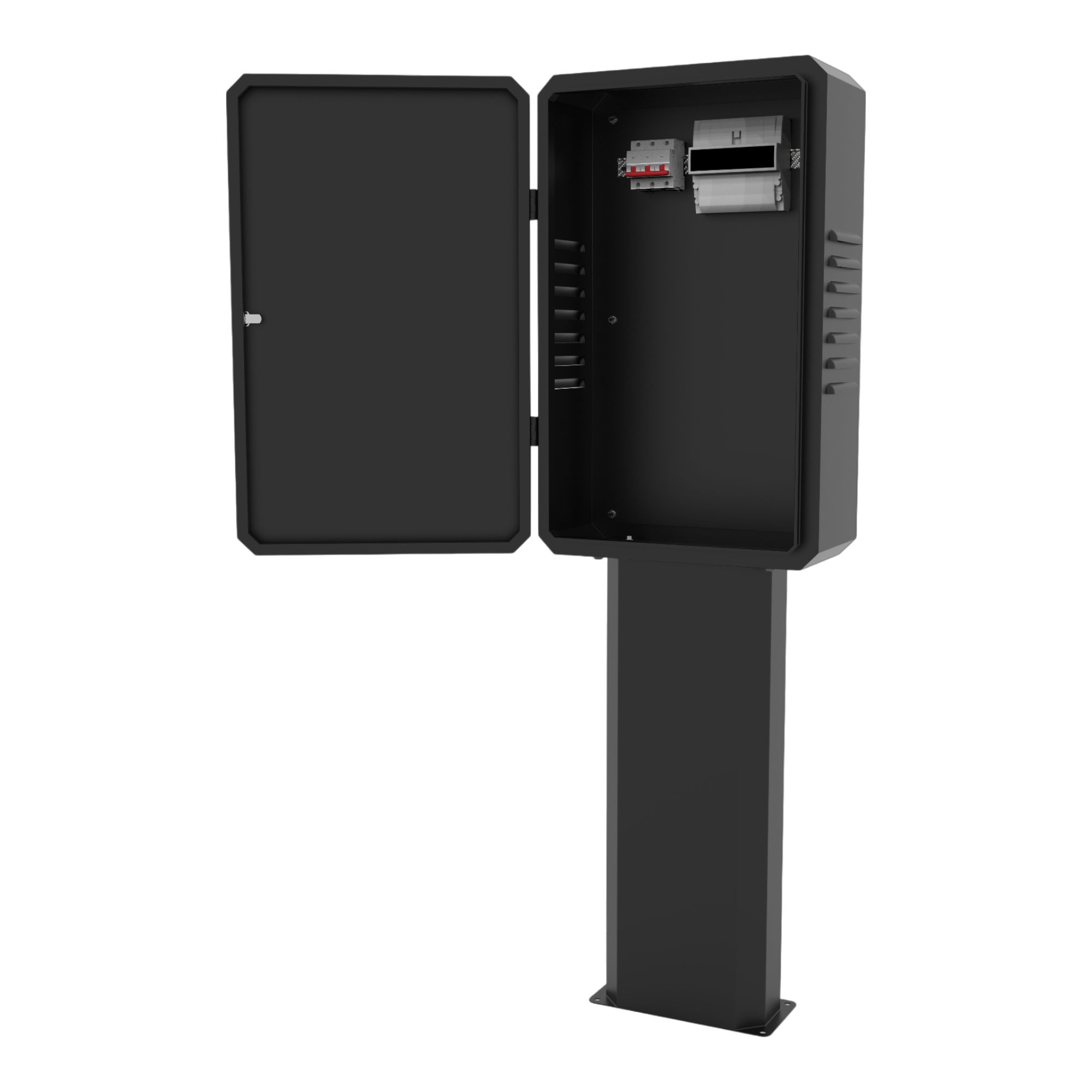 Бокс DOTS-SD дверь сталь монтаж на стойке