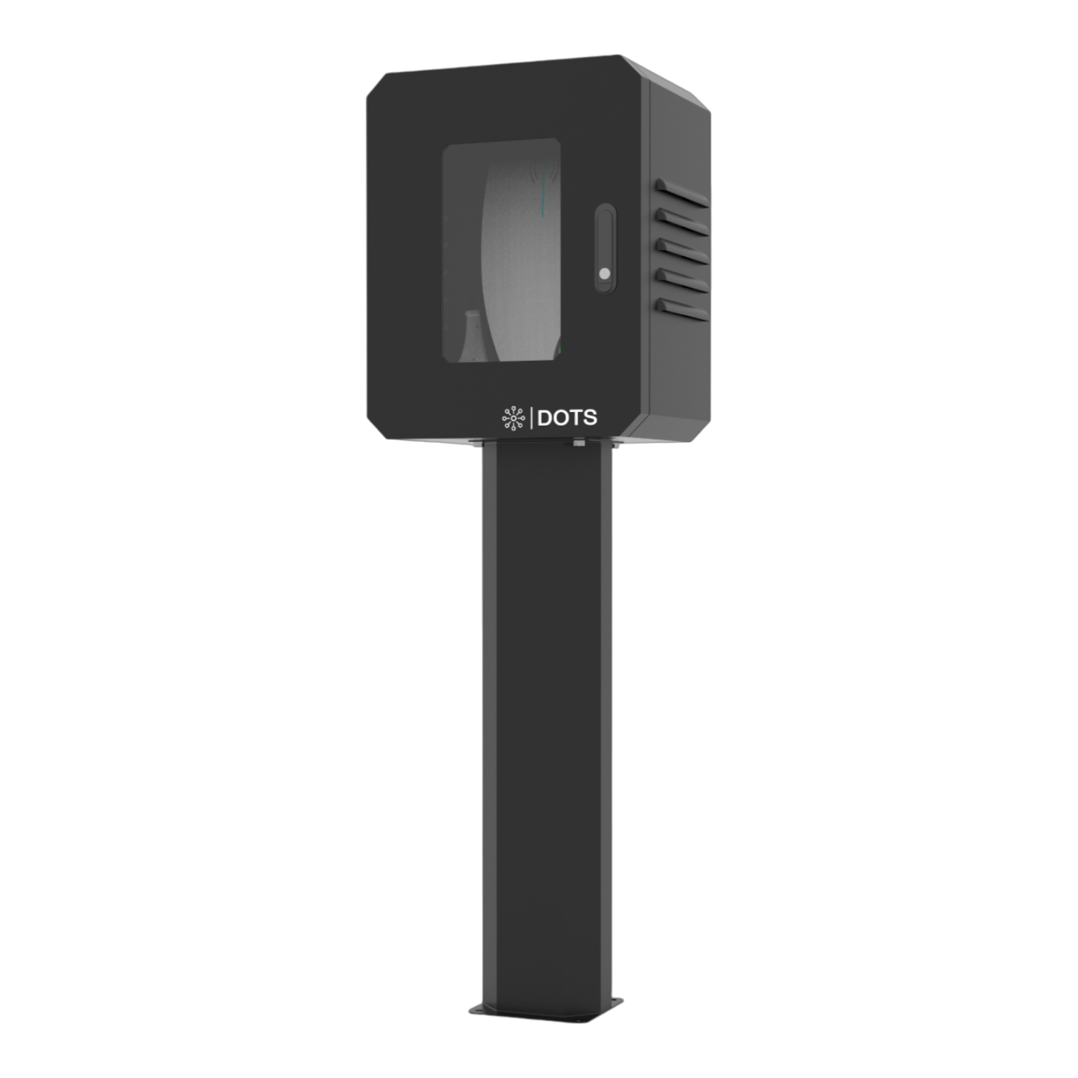 Бокс DOTS 500-GD - дверь стекло монтаж на стойке