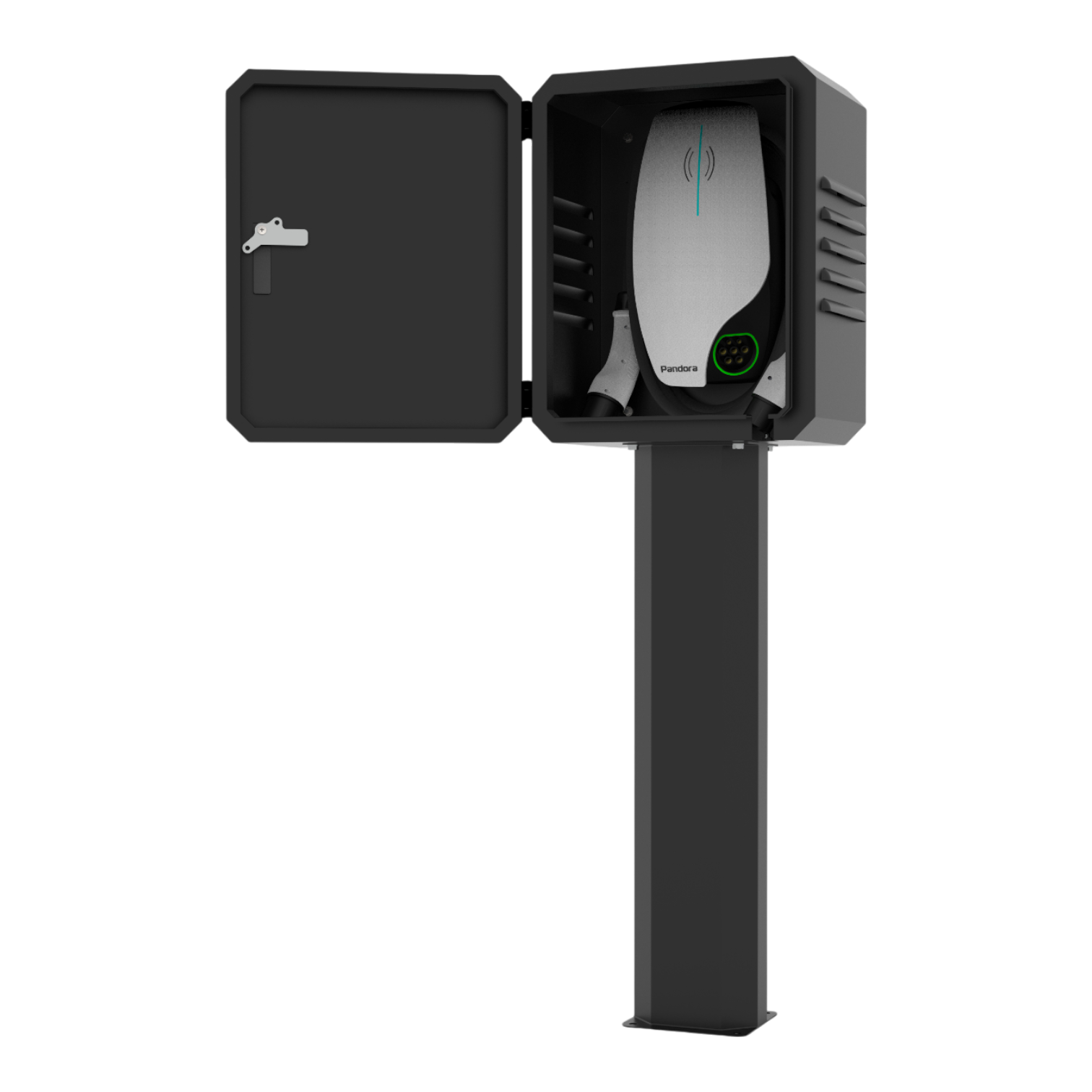 Бокс DOTS 500-D дверь сталь монтаж на стойке
