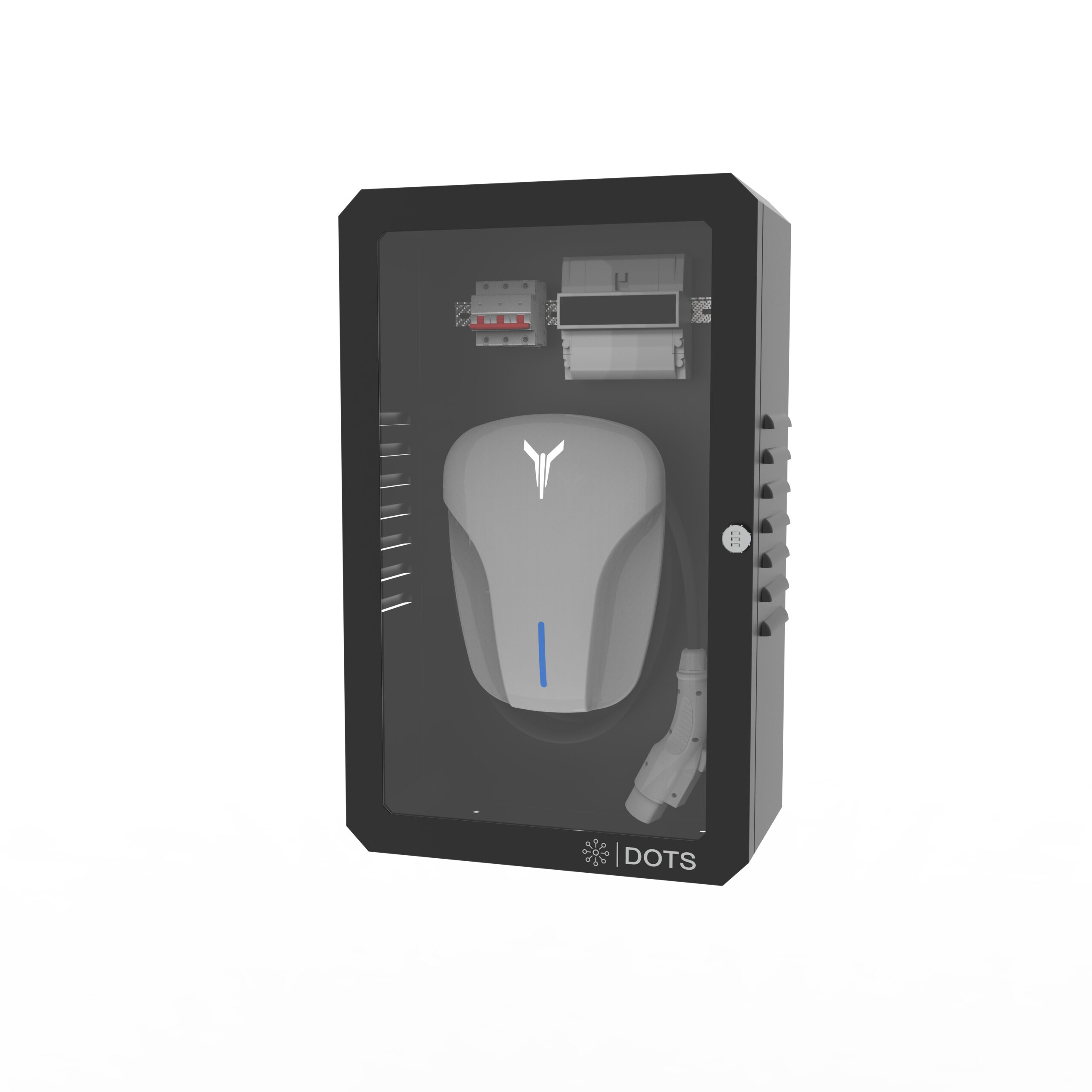 Бокс DOTS-G дверь стекло монтаж на стену