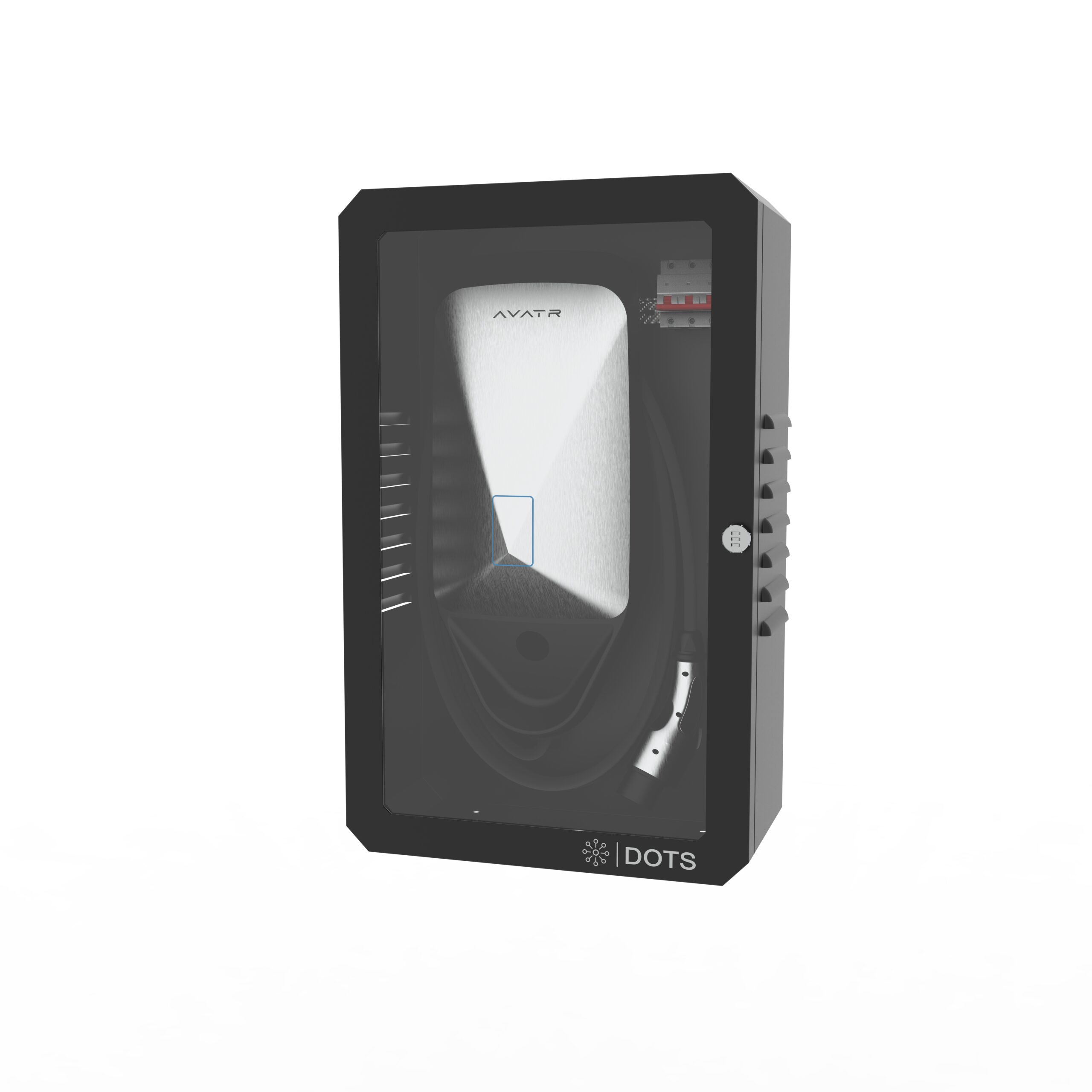 Бокс DOTS-G дверь стекло монтаж на стену