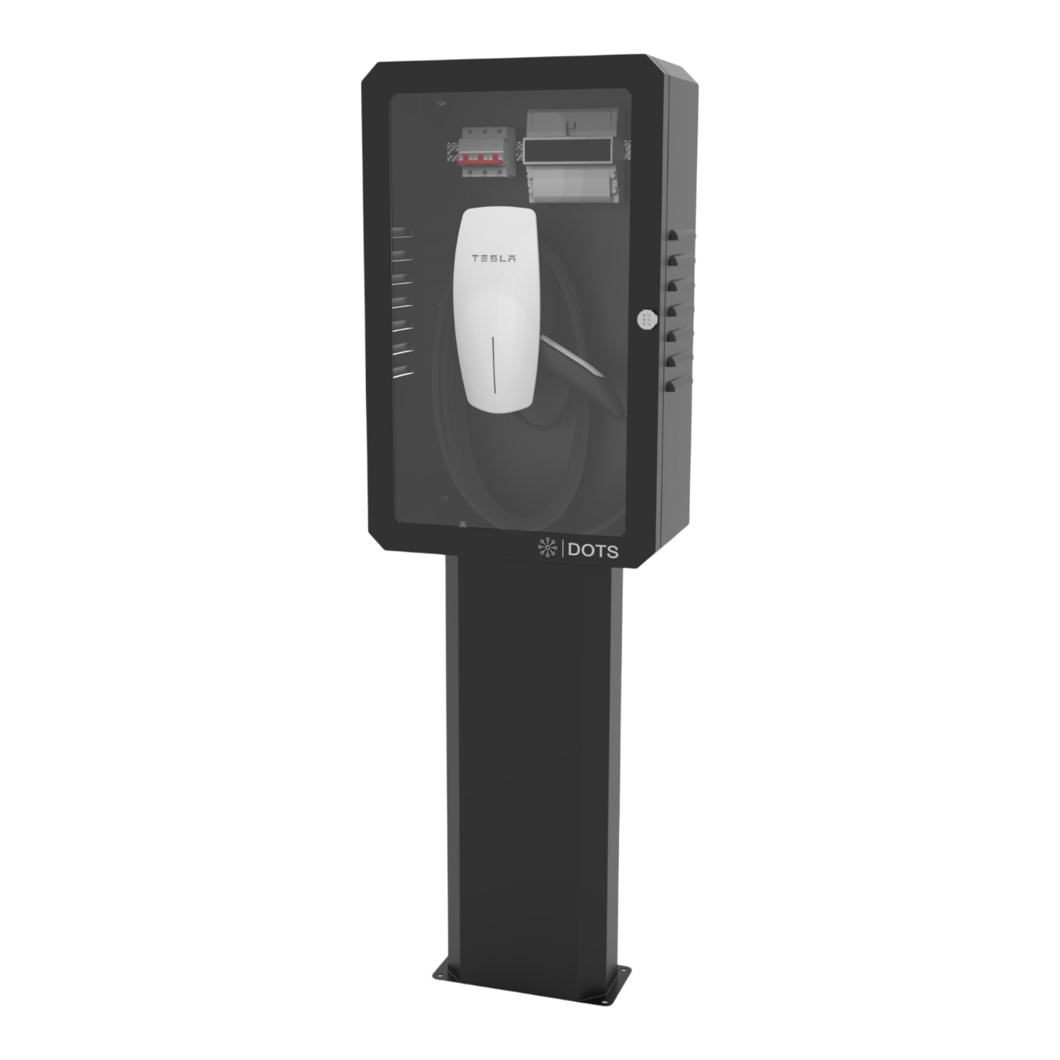 Бокс DOTS-GD дверь стекло монтаж на стойке