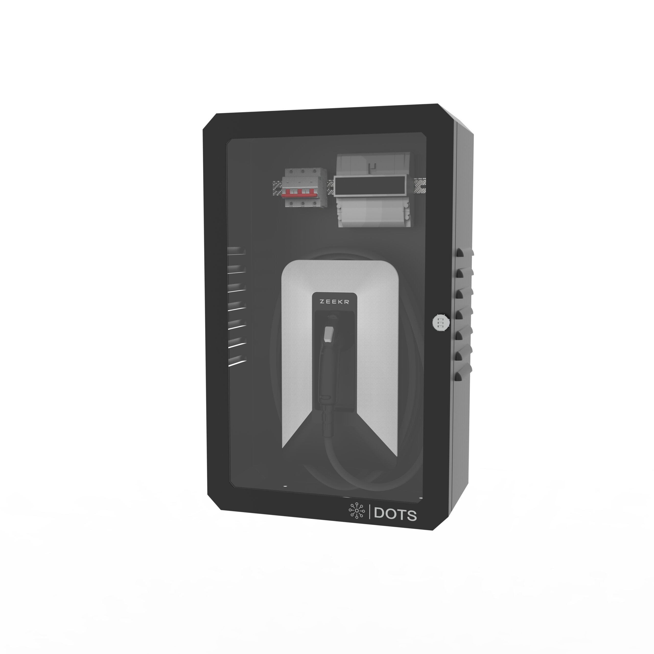 Бокс DOTS-G дверь стекло монтаж на стену