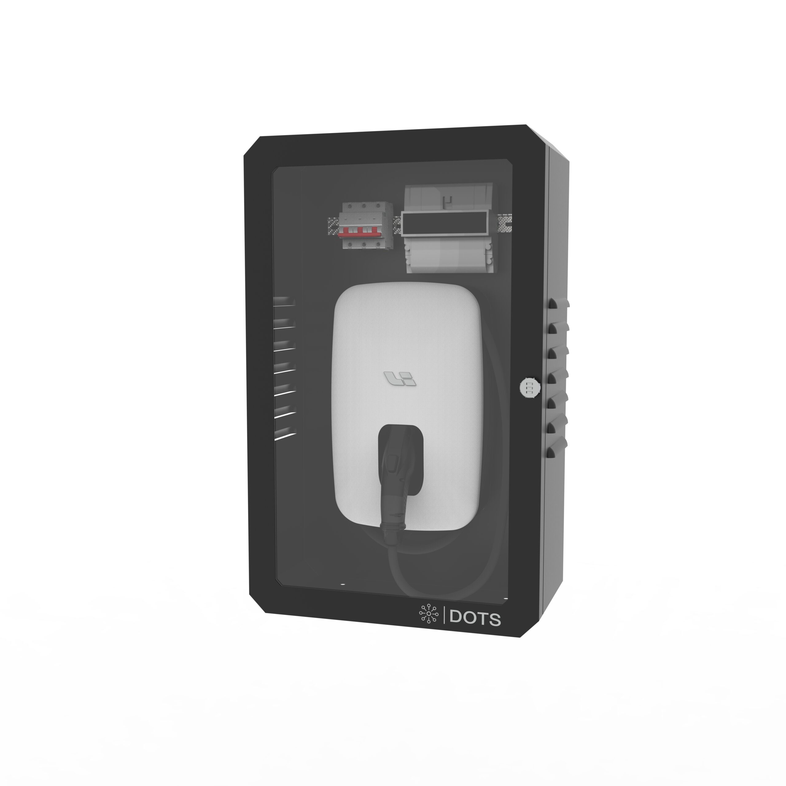 Бокс DOTS-G дверь стекло монтаж на стену