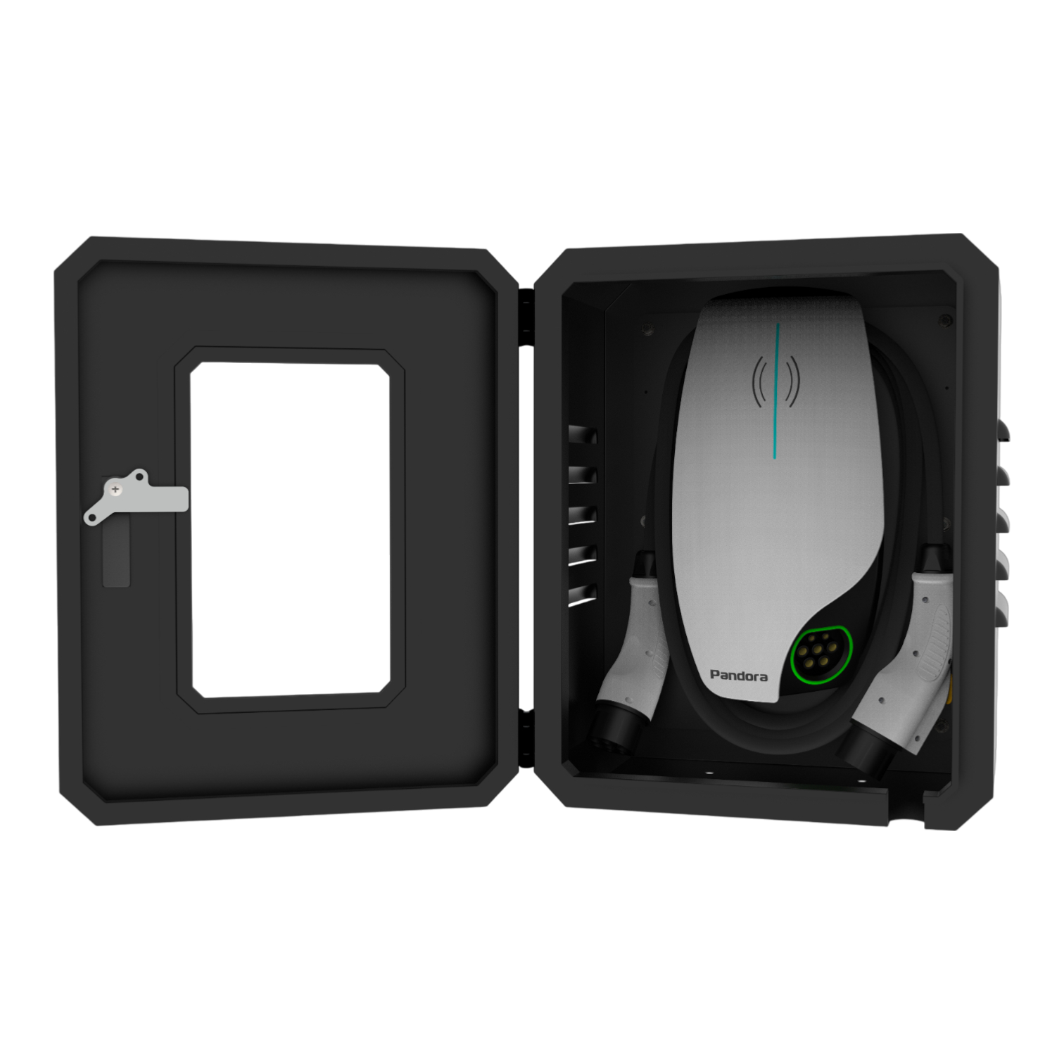 Бокс DOTS 500G - дверь стекло монтаж на стену