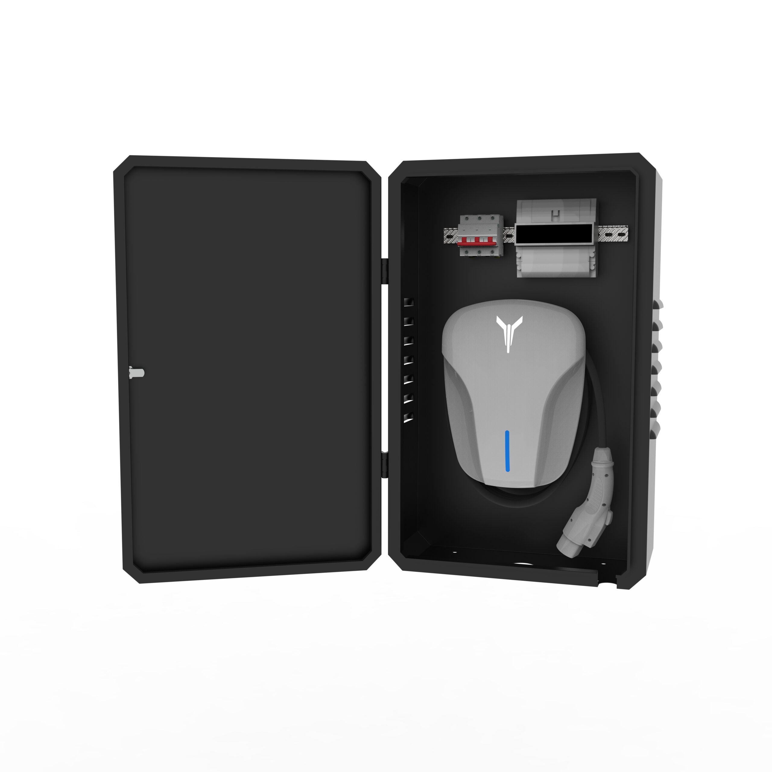 Бокс DOTS-G дверь стекло монтаж на стену