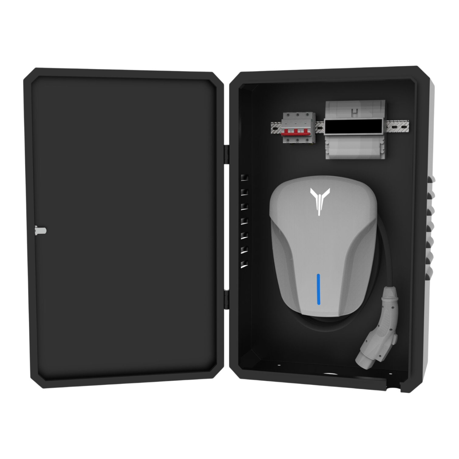 Бокс DOTS-S дверь сталь монтаж на стену