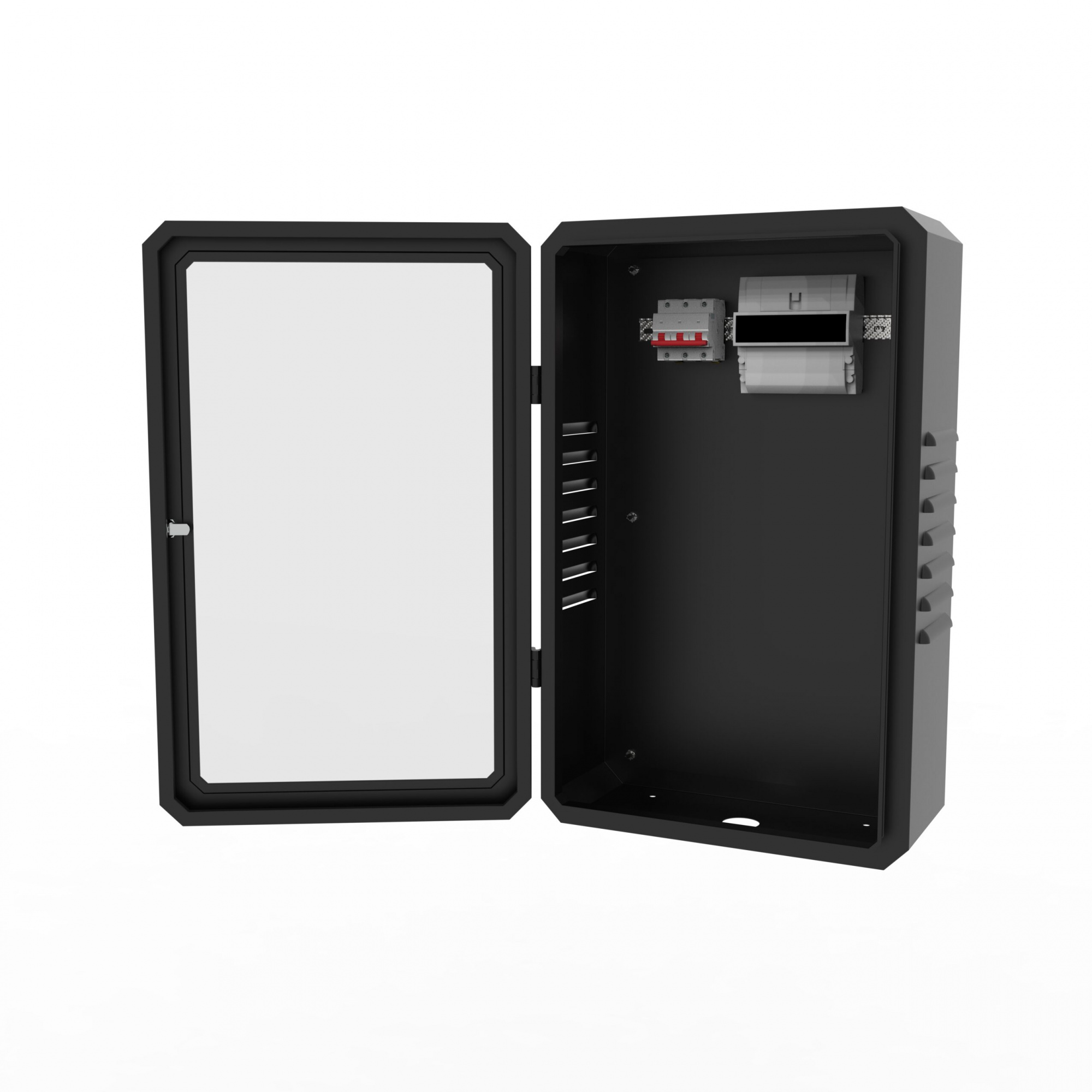 Бокс DOTS-G дверь стекло монтаж на стену