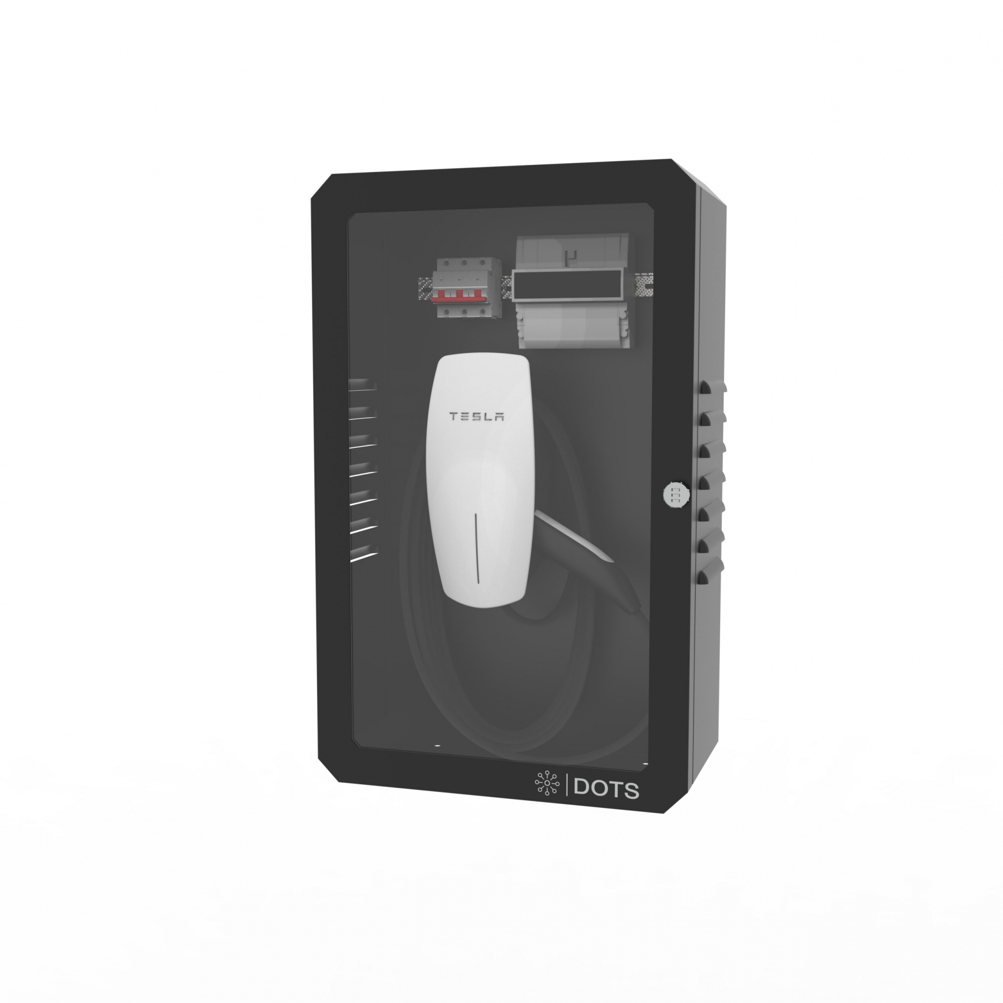 Бокс DOTS-G дверь стекло монтаж на стену